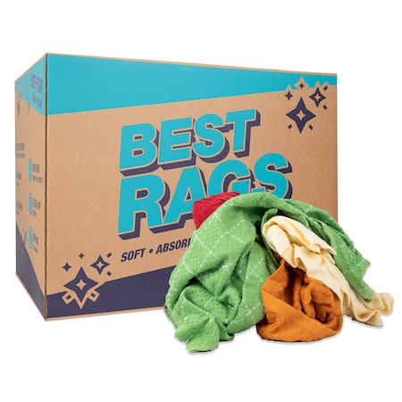 Monarch C54 Hand Towel Size Terry Wipers Colors - 50lb Box N-C54-50